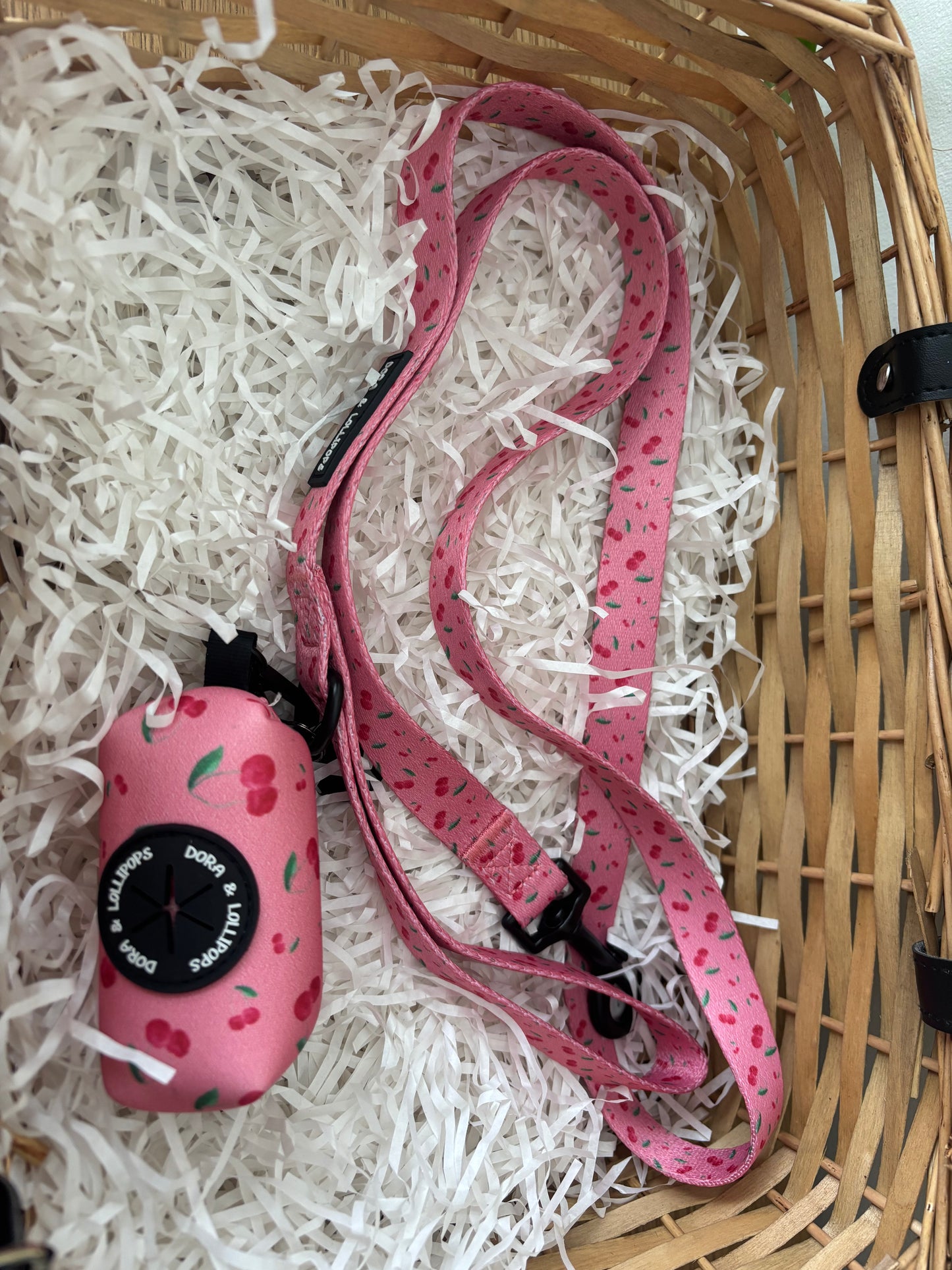 Cherry Drops Poop Bag Holder / Mini Treat Bag