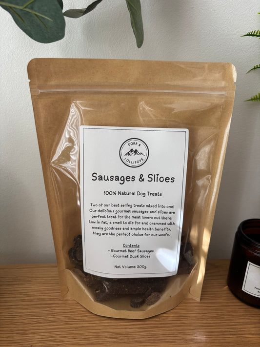 Sausages & Slices Natural Dog Treats