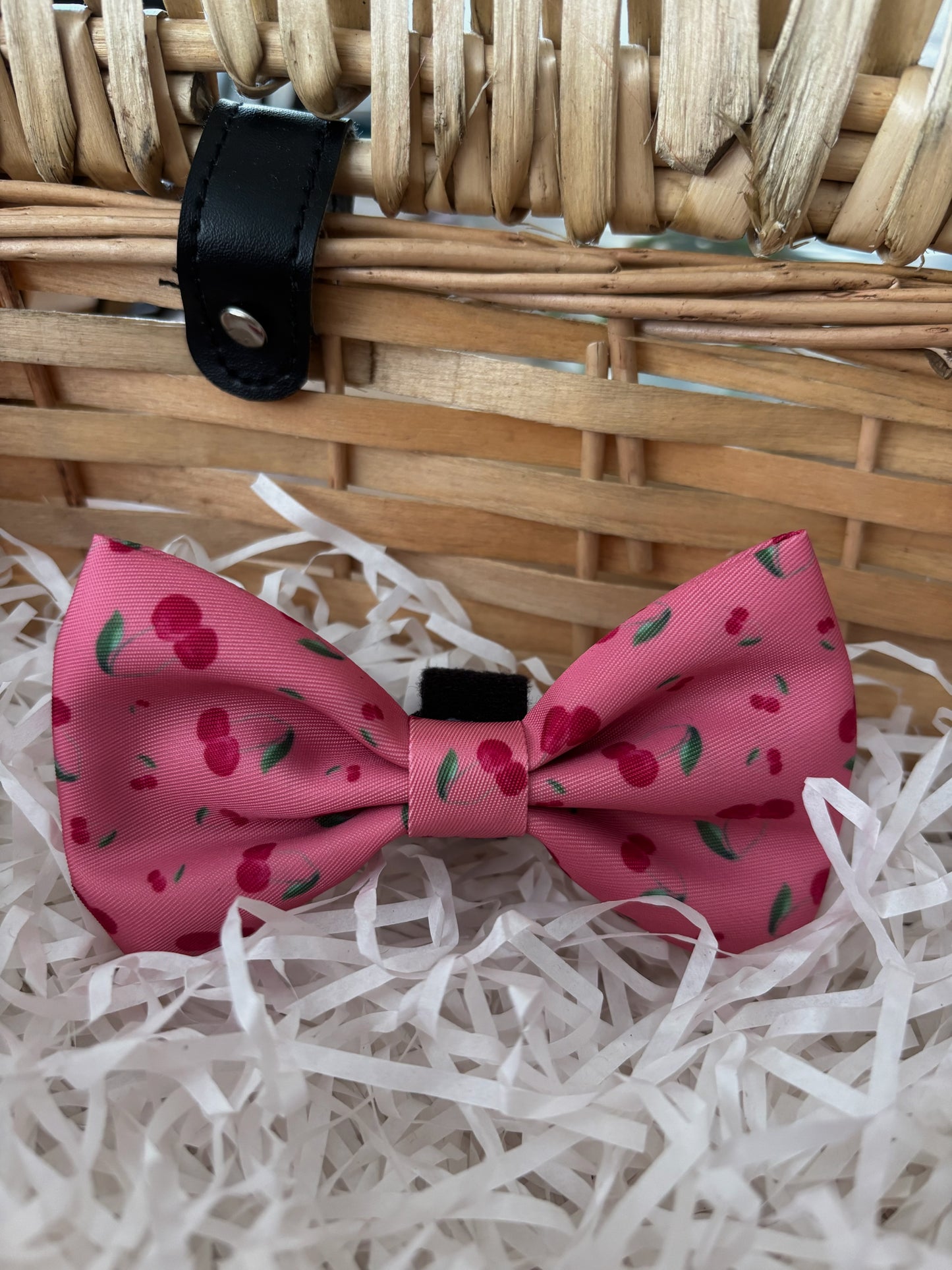 Cherry Drops Bow Tie