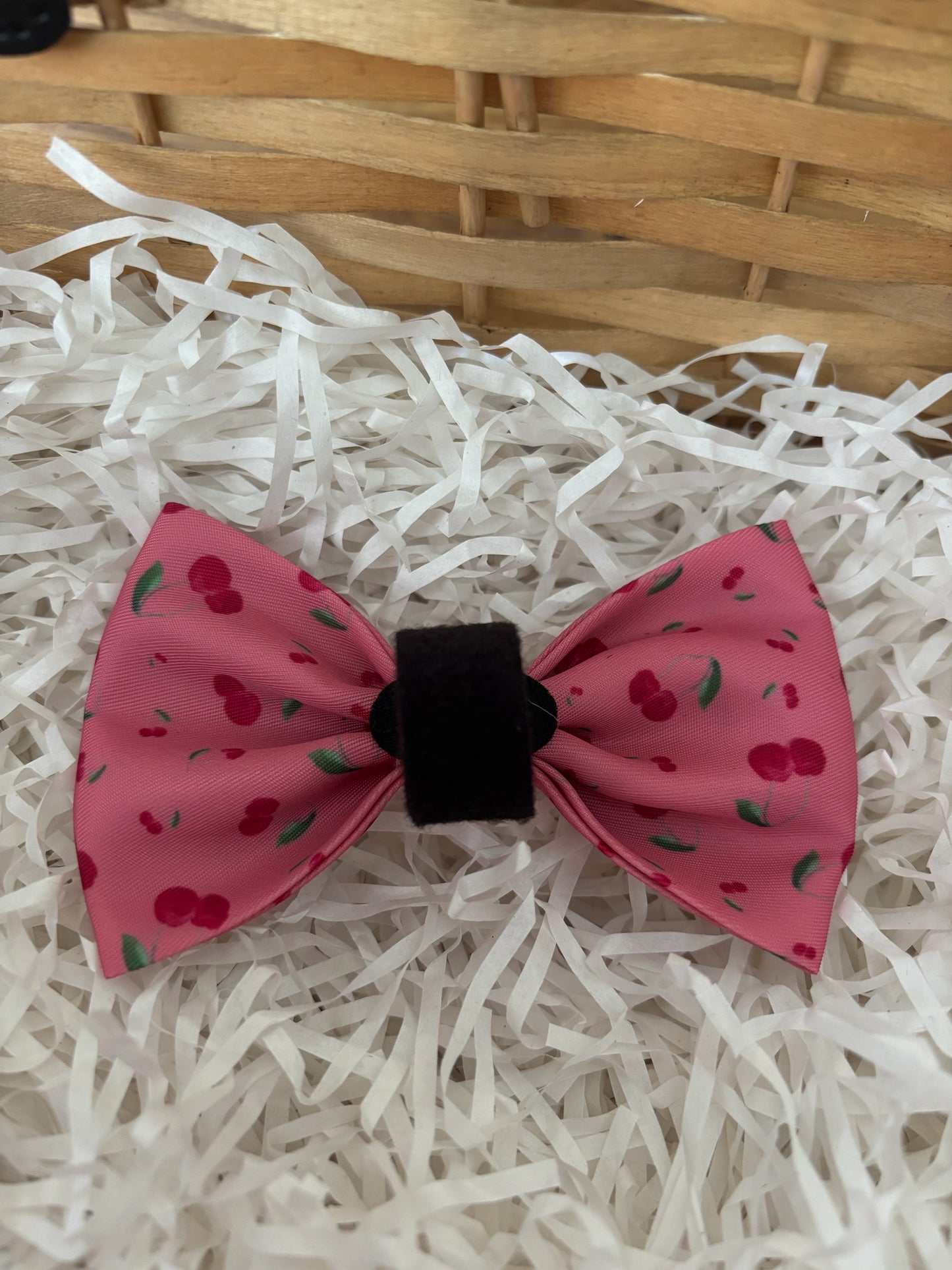 Cherry Drops Bow Tie