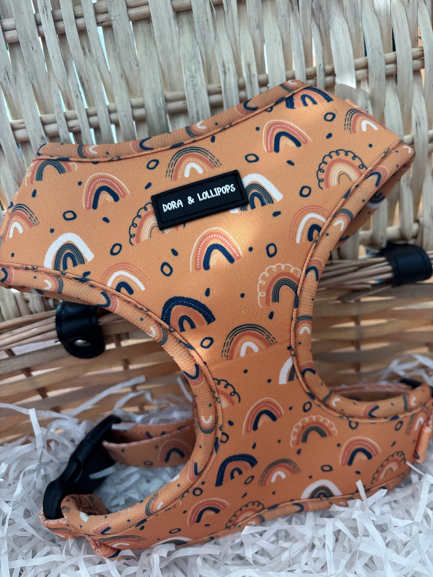 Boho Rainbows Neoprene Dog Harness
