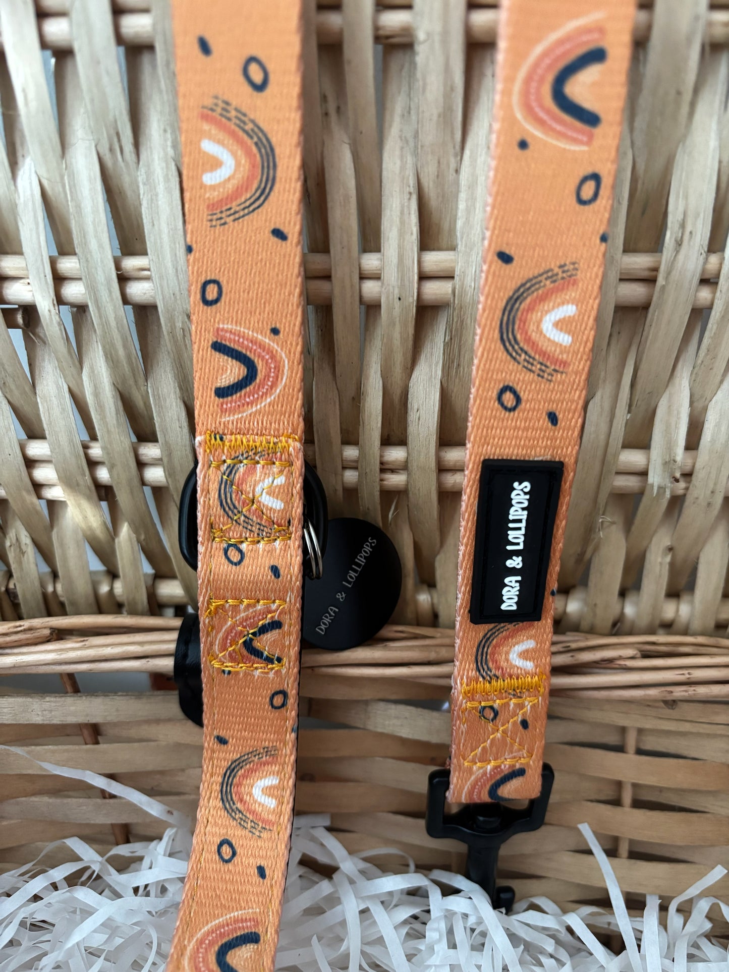 Boho Rainbows Dog Lead