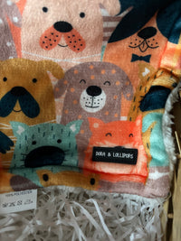 Dogs Club Fleece Snuggle Blanket