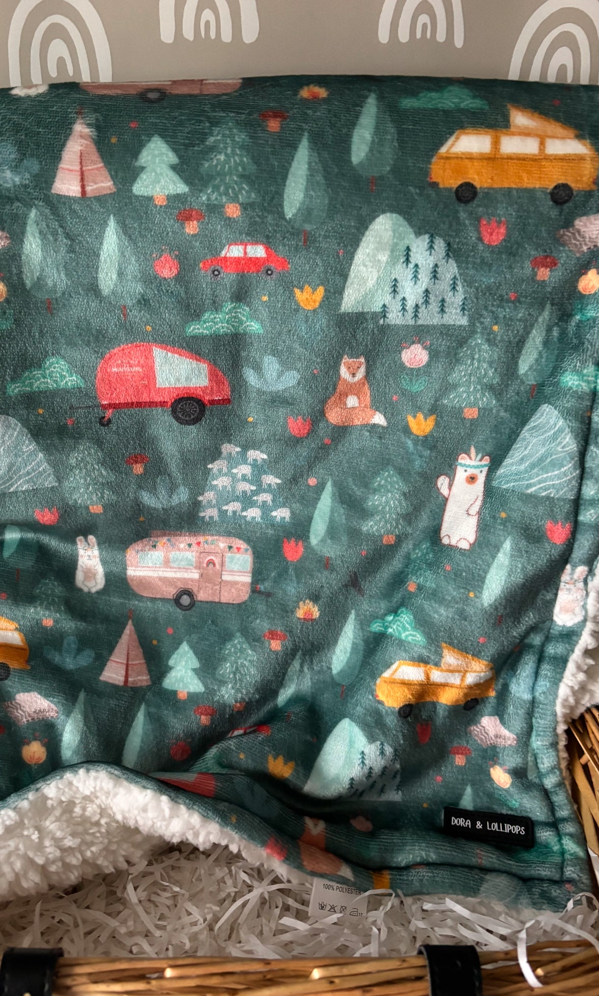 Outdoor Explorer Fleece Snuggle Blanket